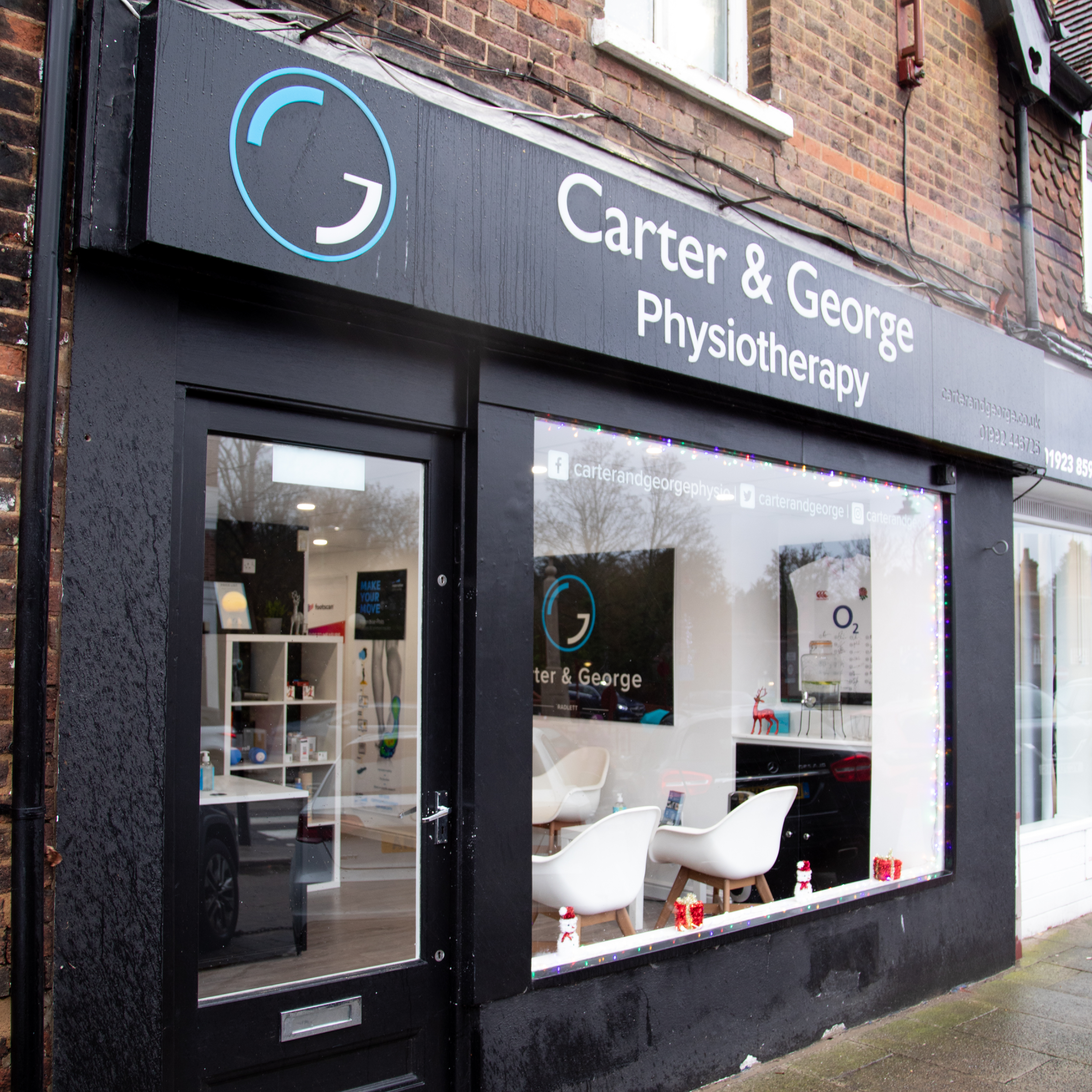 "Outside the Carter & Georg Practice in Radlett"